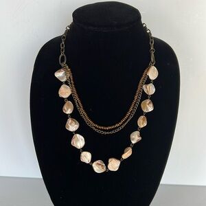 Elegant Pearl and Chain Necklace